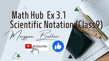 Scientific Notation Exercise 3.1 Class 9 Math