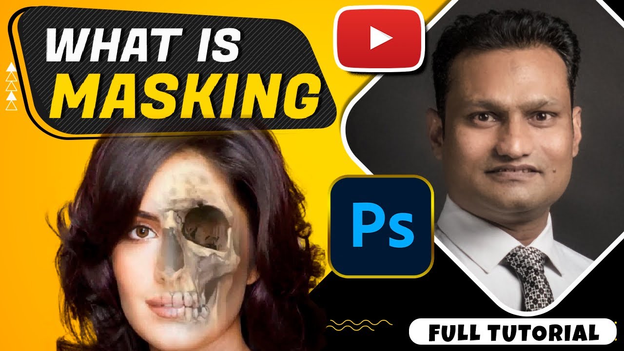 What | How to Create Mask in Photoshop Hindi - YouTube