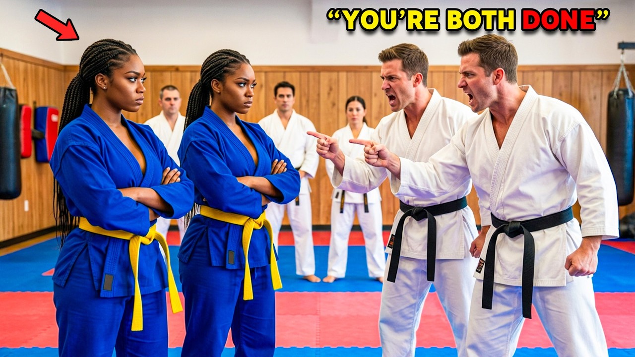 Black Twins Challenged to Fight by Black Belts—Unaware They Are Military Trained