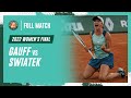 Swiatek vs Gauff 2022 Womens final Full Match  Roland Garros