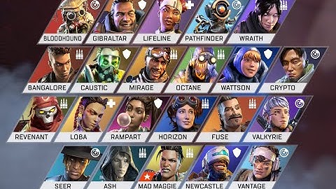 Apex Legends - All Characters Select Intro (Season 0 to 14)