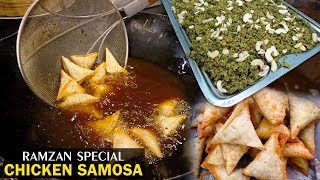 Ramzan Special Chicken Samosa Ki Making | Iftar K Recipes