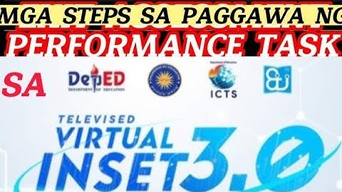 GANITO ANG GAWIN SA PERFORMANCE TASK SA VINSET 3.0 O VIRTUAL INSET 3.0 || PAANO GUMAWA NG HTML FILE?
