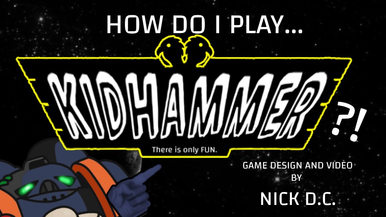 HOW TO PLAY: KIDHAMMER ! Learn to play in 5 minutes! Warhammer for Kids and New Players Explained