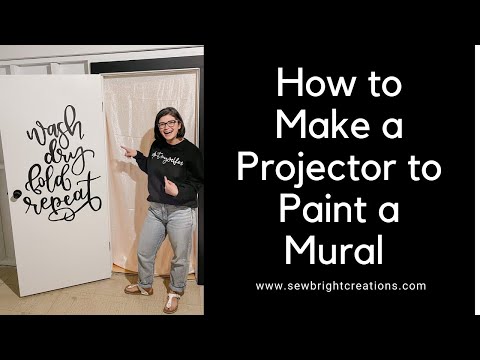 How to Make a Super Easy Projector to Paint a Wall Mural