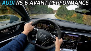 2023 AUDI RS 6 AVANT PERFORMANCE 630 HP POV TEST DRIVE (0-100 km/h in 3,4 SEC)