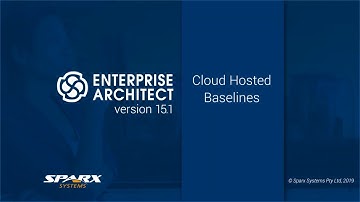 Cloud Hosted Baselines in Enterprise Architect 15.1