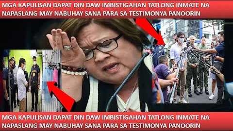 FORMER SEN LEILEA DELIMA IGINAPOS AT PINIRINGAN AN...