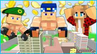 MİNECRAFT KEREM KOMİSER AİLESİ KASLI OLDU, TÜM ŞEHRİ SATIN ALDI FİLMİ! 💪- Minecraft
