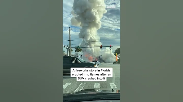 SUV Crashes Into A #Florida #Fireworks Store
