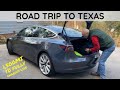 Model 3 Road Trip Halfway Across the Country to Texas!