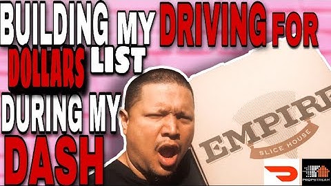 Building my Driving for Dollars list during my Dash - Doordash Vlog - We Can Do That