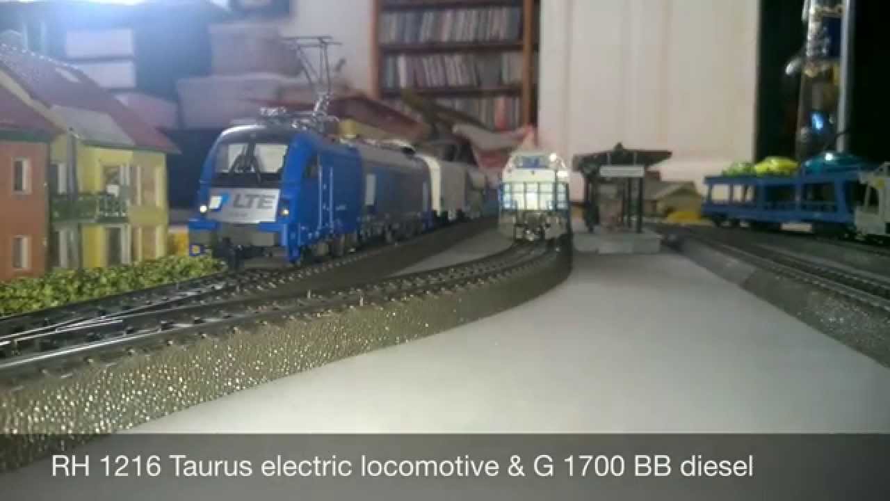 locomotive BB G 1700 Vossloh service zentrum Moers en HO Piko