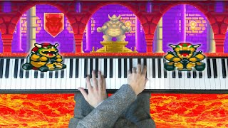Super Mario Kart — Bowser Castle (piano)