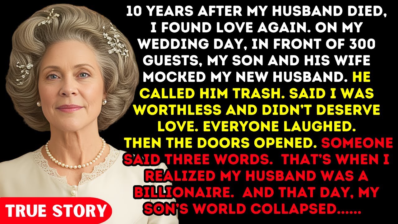 HER TRUE STORY FROM TEXAS - 10 YRS After My Husband Died, My Son Mocked My New Husband At My Wedding
