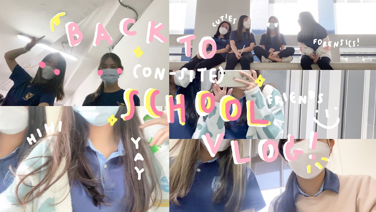 vlog #13🏫 back to school, on-site / ได้กลับไปเรียนที่โรงเรียนแล้วว! ทำแลป เจอเพื่อน ปลูกข้าว!