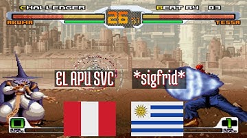 FT5 @svcsplus: EL APU SVC (PE) vs *sigfrid* (UY) [SNK vs Capcom svc Fightcade] Jun 26