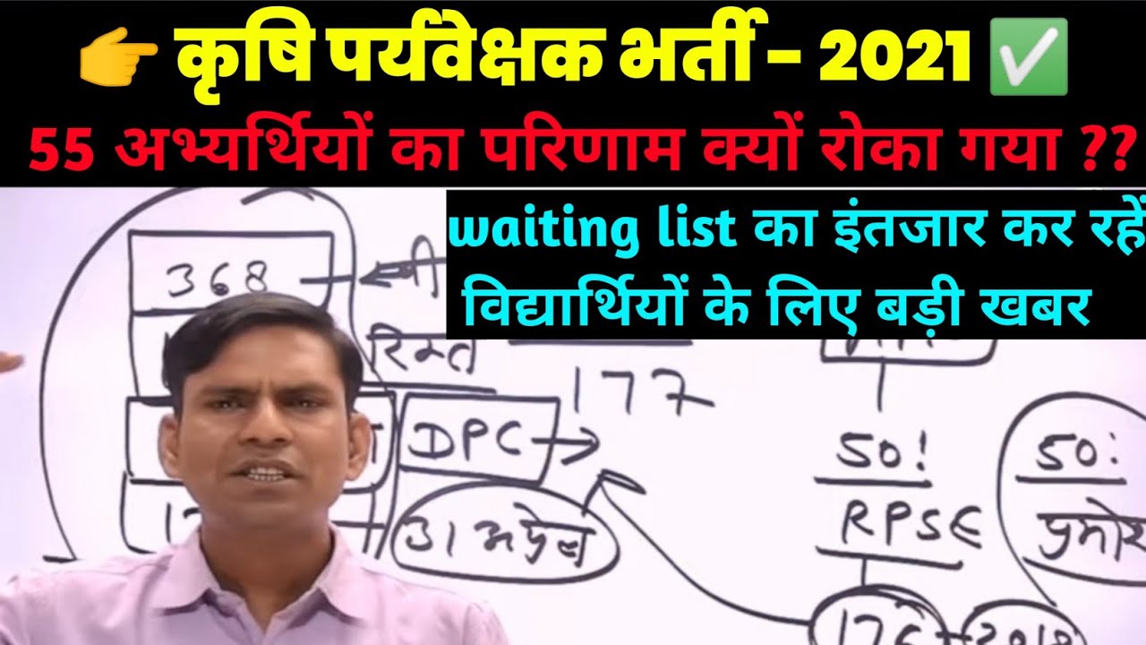 Agriculture supervisor 2021 waiting list news || Agriculture supervisor latest update || agro news