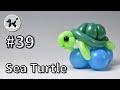 Sea Turtle - How to Make Balloon Animals #39 / バルーンアートの作り方 #39 (ウミガメ)