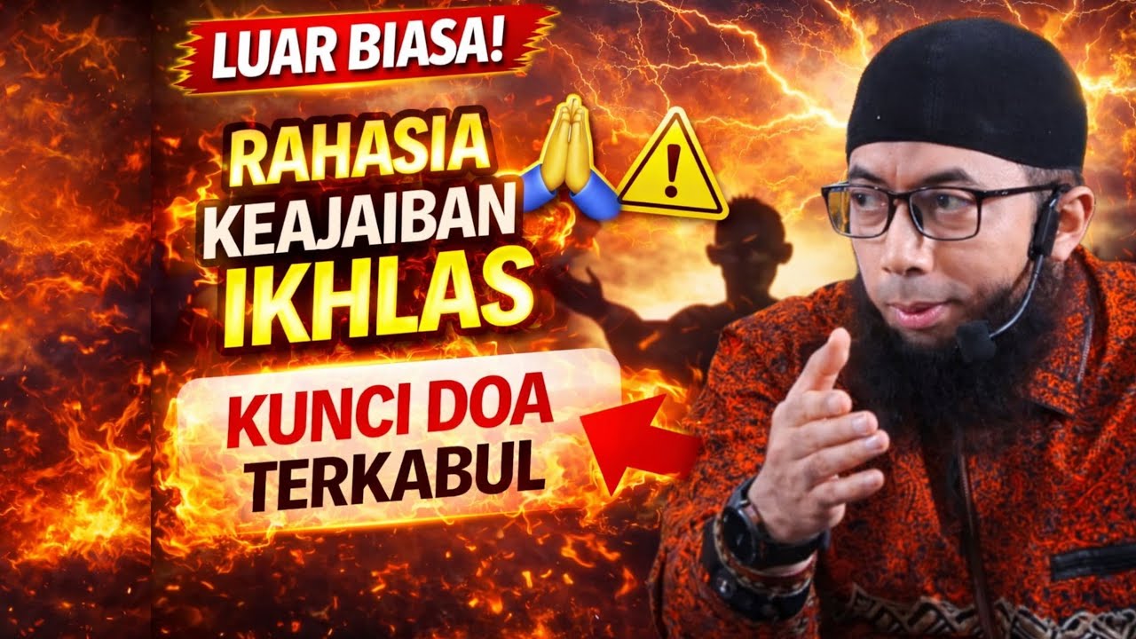 LUAR BIASA‼️ RAHASIA KEAJAIBAN IKHLAS !! USTADZ KHALID BASALAMAH 