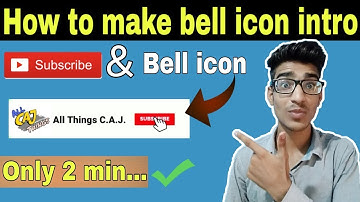 How to make subscribe bell intro animation in mobile | bell icon intro step by step on android