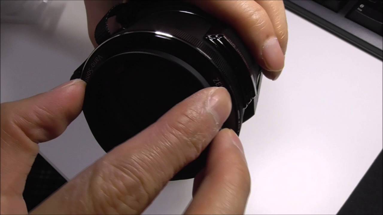 ケンコー レンズプロテクターneo 55mm をsony 4kハンディカムfdr Ax55に装着 Youtube