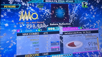 (DDR A20+) Sakura Reflection (ESP-15) 999,990 White Flag!!!