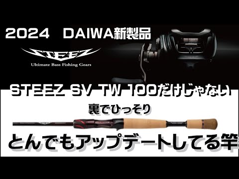 2024年DAIWA新製品！STEEZ SV TW100に埋もれてとんでも