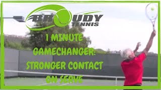 Tennis Serve Technique - [Don't Over-Rotate!] Line Up at the 45