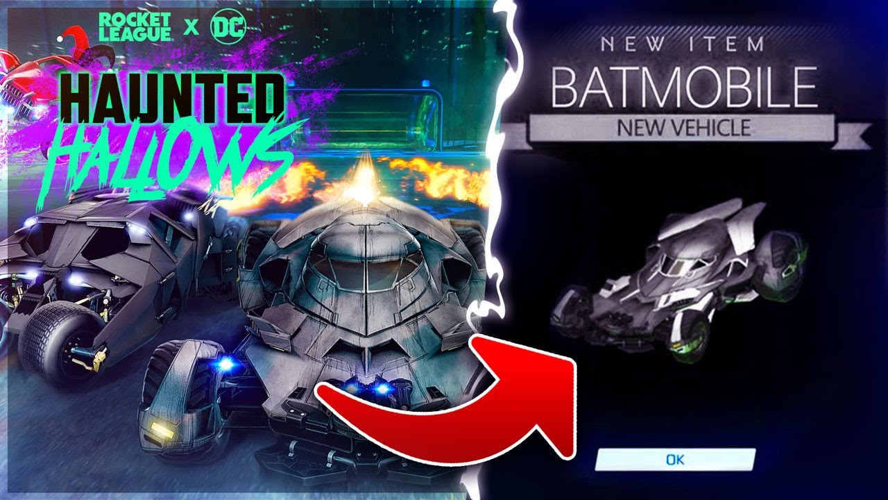 THE BATMOBILE IS BACK WITH *FREE* ITEMS IN ROCKET LEAGUE! [HAUNTED HALLOWS EVENT]