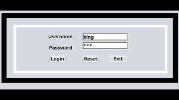 How to Create Login System in Java NetBeans