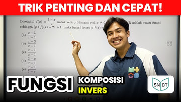 TRIK CEPAT FUNGSI KOMPOSISI & INVERS UTBK SNBT‼️ WAJIB PAHAM! | Jerome Polin