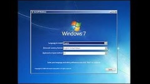 How Formatting and Clean Install Of Windows 7 NEW