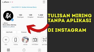 How to Italicize Your Instagram Profile Bio