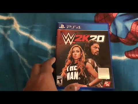WWE 2k20 Ps4 Game Unboxing