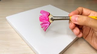 Easy Magnolia flowers painting ✨/ tutorial flower painting/ Acrylic painting for beginners#464