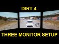 Dirt 4 - Triple Screen Setup