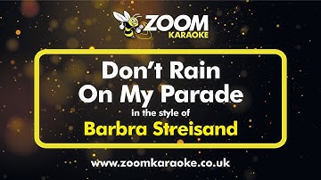 Thumbnail of Barbra Streisand - Don't Rain On My Parade - Karaoke Version from Zoom Karaoke