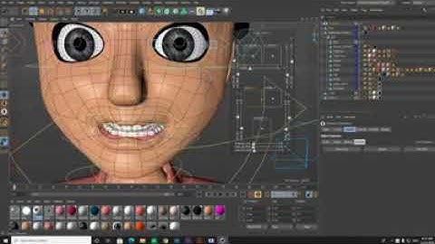 Cinema 4D Facial Rigging Character