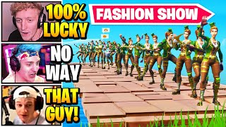 Streamers Host *LUCKIEST* Fashion Show EVER | Fortnite Daily Funny Moments Ep.573