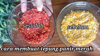 how to make red breadcrumbs