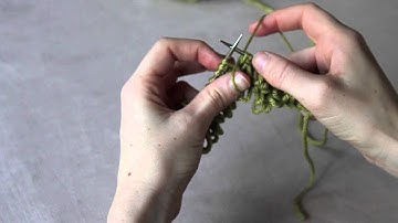 How to Knit Loopy Stitch - The Easy Way, Tutorial