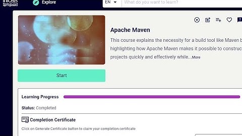Apache Maven | Infosys Springboard Assessment Solution | Infosys Lex Assessment Solution.