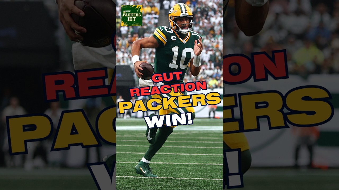 WATCH: 🚨 GUT REACTION: The #Packers COME BACK To Beat the #Jets in New York for FIRST Win of Season!