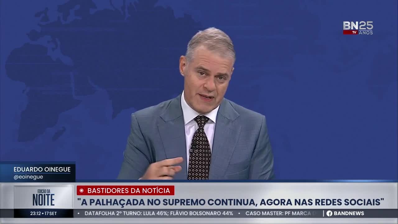 Oinegue: A palhaçada no Supremo continua, agora nas redes sociais