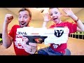 Father & Son BEST NERF GUN EVER!? / Fastest Blaster!