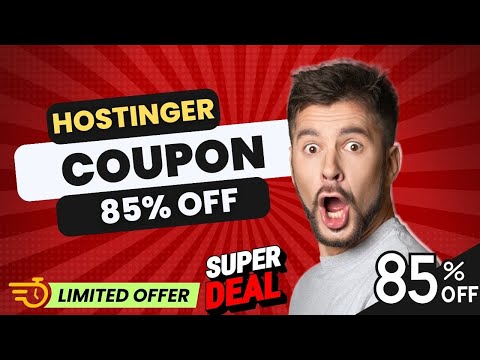 Amazing Hostinger Coupon Codes [2024] & Deals – 85% OFF
