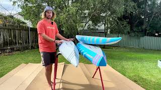 Kalama Performance V2 Barracuda Downwind Foilboard run down