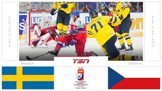 Czechia vs. Sweden HIGHLIGHTS | 2024 Men's World Hockey Championships