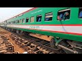 Bangladesh railway ll journey by luxury train kopothakkho express  with emd gt42 locomotive